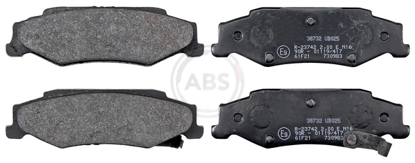 Brake Pad Set, disc brake 38732