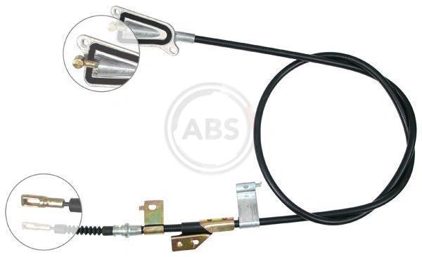 Cable Pull, parking brake K19838