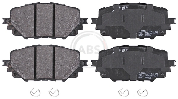Brake Pad Set, disc brake 35126