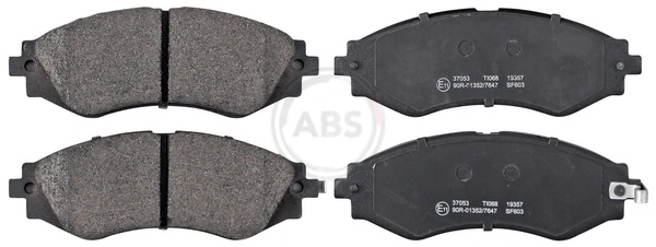 Brake Pad Set, disc brake 37053