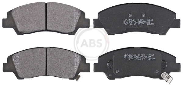 Brake Pad Set, disc brake 35046