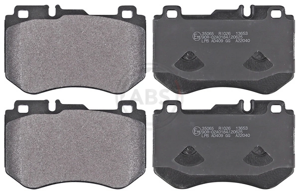 Brake Pad Set, disc brake 35065
