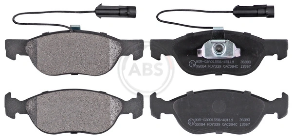 Brake Pad Set, disc brake 36893