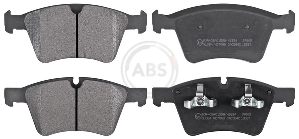 Brake Pad Set, disc brake 37605