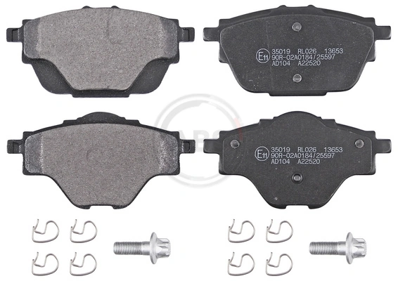 Brake Pad Set, disc brake 35019
