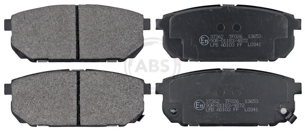 Brake Pad Set, disc brake 37362