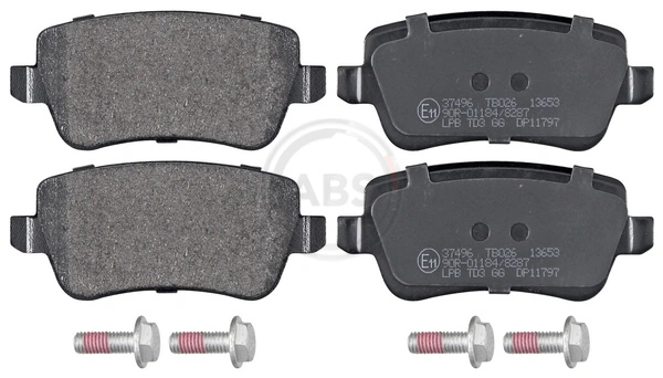 Brake Pad Set, disc brake 37496