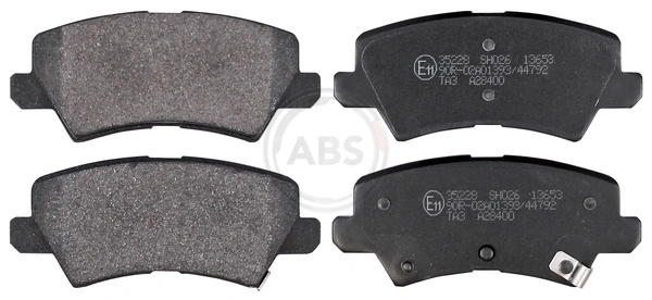 Brake Pad Set, disc brake 35228