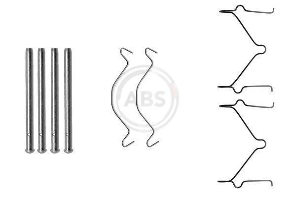 Accessory Kit, disc brake pad 1209Q