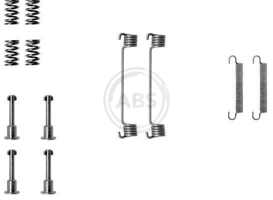 Accessory Kit, parking brake shoes 0690Q