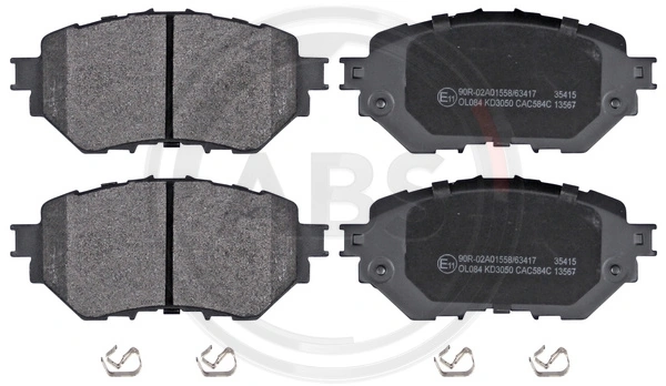 Brake Pad Set, disc brake 35415