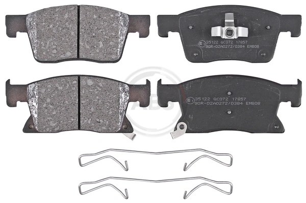 Brake Pad Set, disc brake 35122