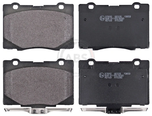 Brake Pad Set, disc brake 37600