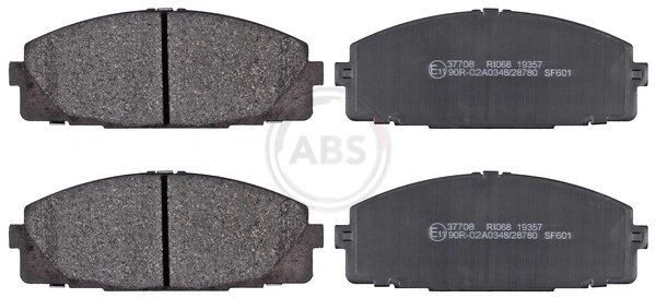 Brake Pad Set, disc brake 37708