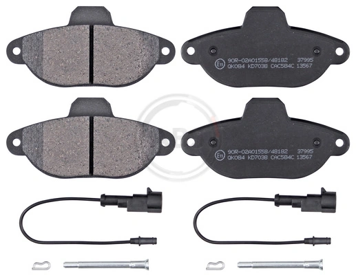Brake Pad Set, disc brake 37995