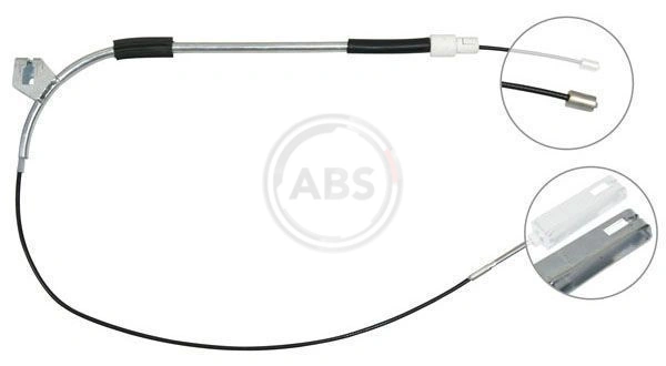 Cable Pull, parking brake K10001