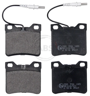 Brake Pad Set, disc brake 37009