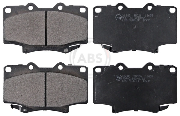 Brake Pad Set, disc brake 36882