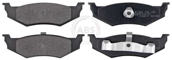 Brake Pad Set, disc brake 38641