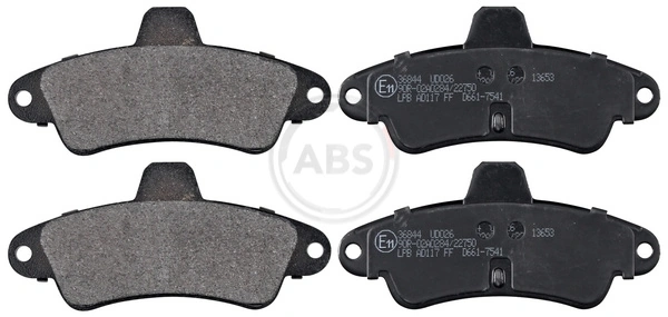 Brake Pad Set, disc brake 36844