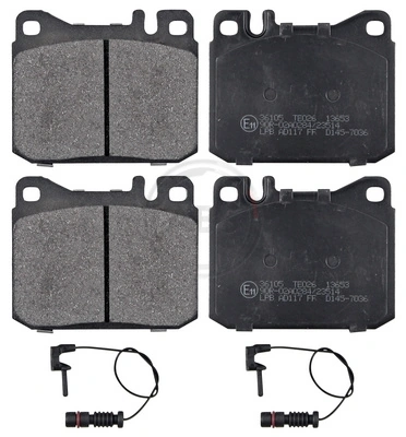 Brake Pad Set, disc brake 36105