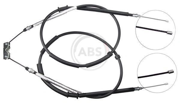 Cable Pull, parking brake K10025