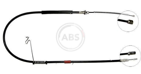 Cable Pull, parking brake K17878
