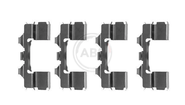 Accessory Kit, disc brake pad 1104Q