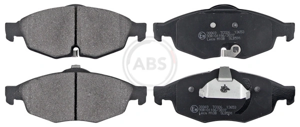 Brake Pad Set, disc brake 38869