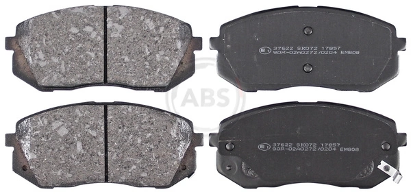 Brake Pad Set, disc brake 37622