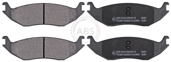 Brake Pad Set, disc brake 38967