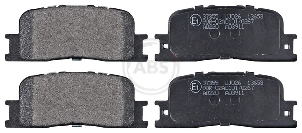 Brake Pad Set, disc brake 37355