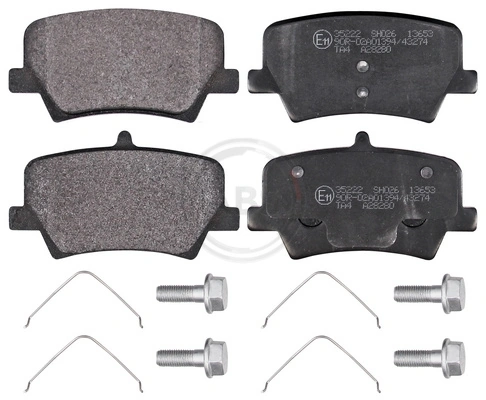 Brake Pad Set, disc brake 35222