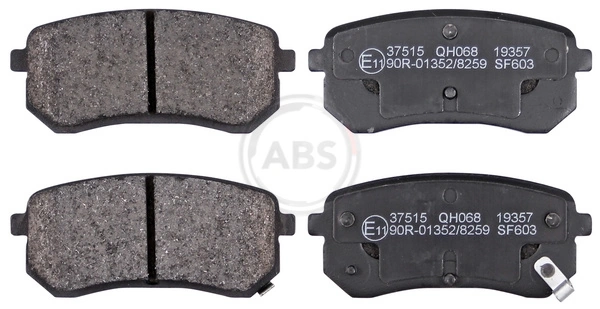 Brake Pad Set, disc brake 37515