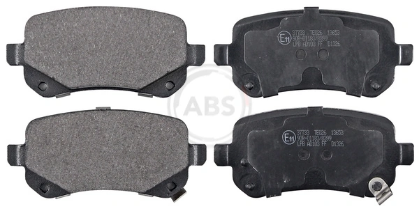 Brake Pad Set, disc brake 37733