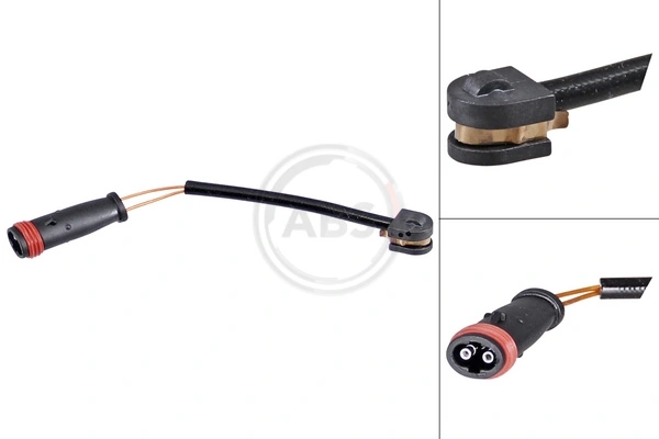 Warning Contact, brake pad wear 39634