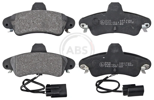 Brake Pad Set, disc brake 37498