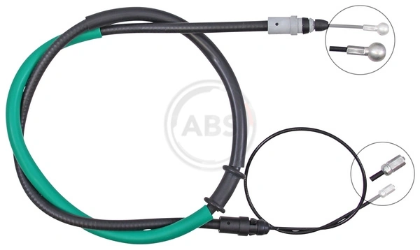Cable Pull, parking brake K17591