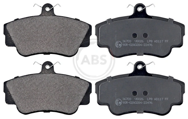 Brake Pad Set, disc brake 36703