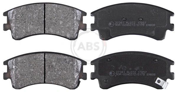 Brake Pad Set, disc brake 37381