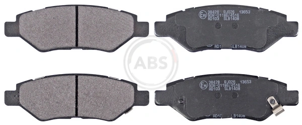 Brake Pad Set, disc brake 38428