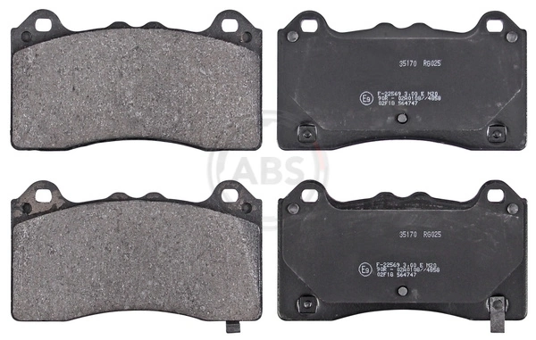 Brake Pad Set, disc brake 35170