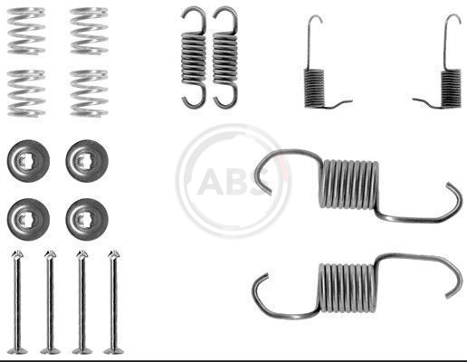 Accessory Kit, brake shoes 0696Q