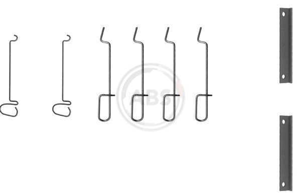 Accessory Kit, disc brake pad 1070Q