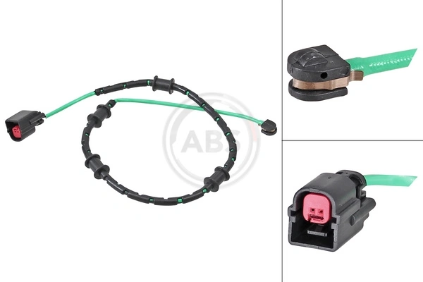 Warning Contact, brake pad wear 39728