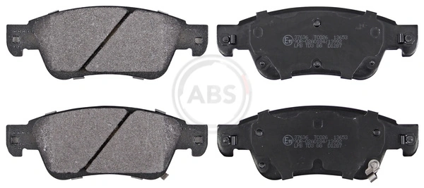 Brake Pad Set, disc brake 37636