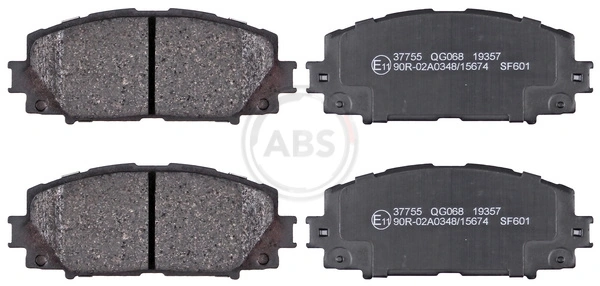 Brake Pad Set, disc brake 37755