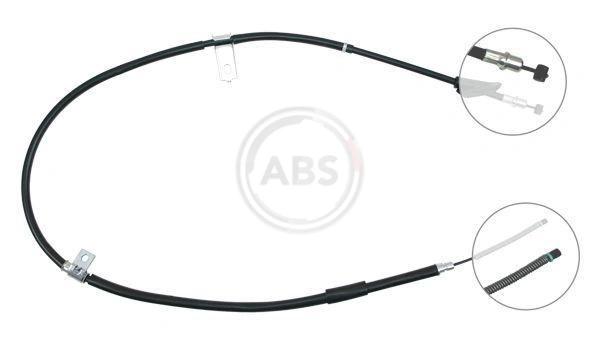 Cable Pull, parking brake K14098