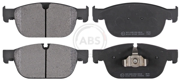 Brake Pad Set, disc brake 35151
