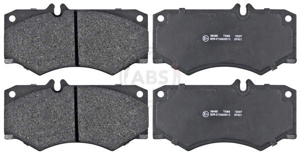Brake Pad Set, disc brake 36490